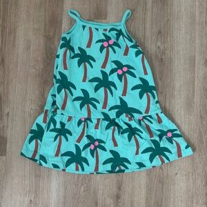 Hanna Andersson Palm Tree Print Dress Size 5